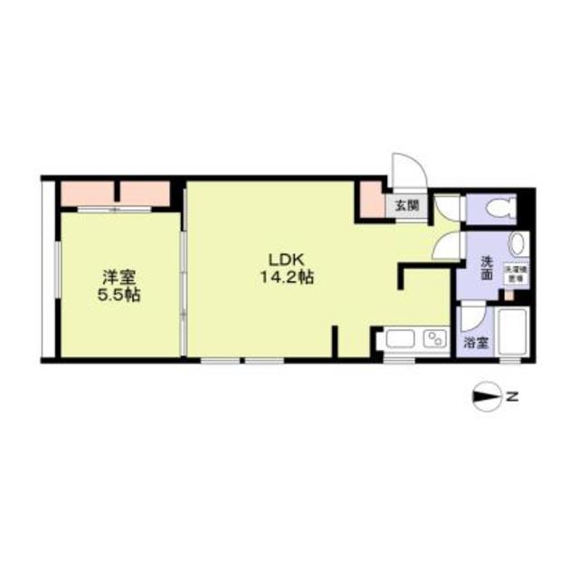 グランクレーア南砂(1LDK/1階)の間取り写真