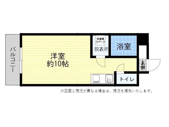 サザンブライト大手町(ワンルーム/3階)の間取り写真