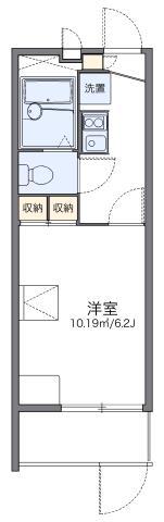 レオパレスノイヤマト(1K/1階)の間取り写真
