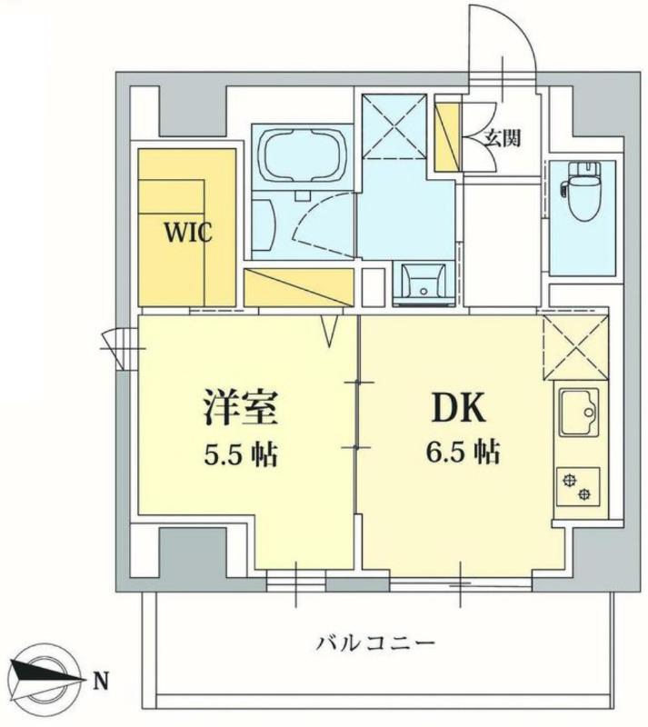 SHA MAISON 御幸町御池(1DK/7階)の間取り写真