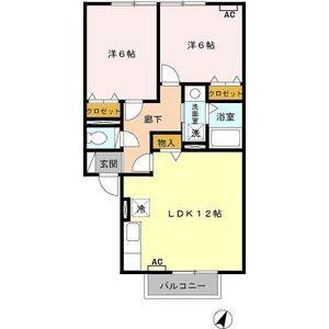 プレストンズ伍番館(2LDK/2階)の間取り写真