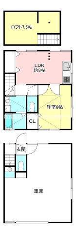 RIM第11(1LDK/1階)の間取り写真