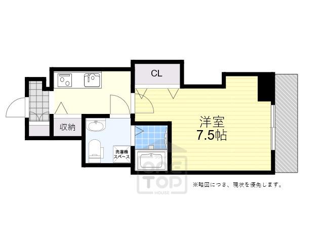 RITZ SQUARE DOMANI(1K/1階)の間取り写真
