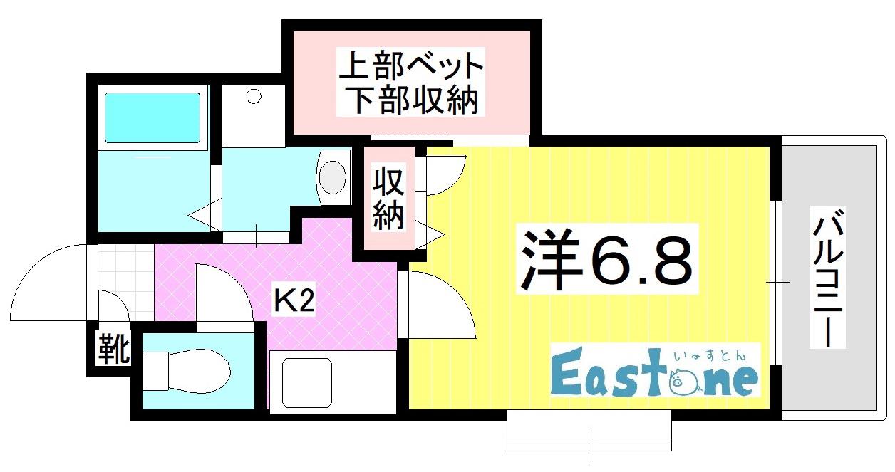 LUCERIA(1SK/5階)の間取り写真