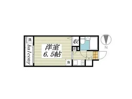 メゾン・ド・カンパーニュ(ワンルーム/2階)の間取り写真