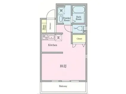 デザインメゾン目白台(ワンルーム/3階)の間取り写真