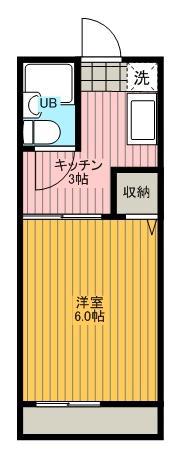 エミネンス(1K/1階)の間取り写真