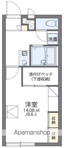 レオパレスこのはなII(1K/2階)の間取り写真