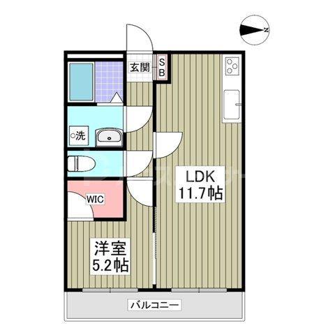 リブレス金町東水元(1LDK/3階)の間取り写真
