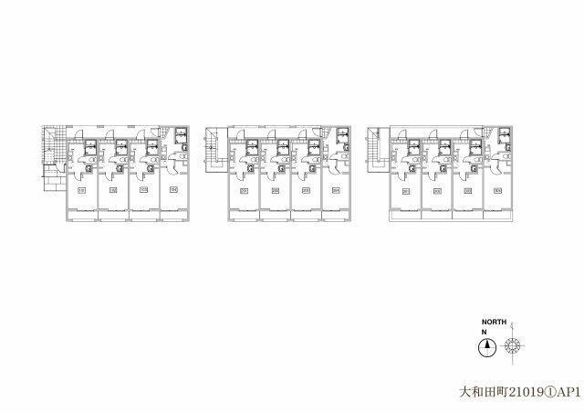 OPEN RISE大和田I(1K/1階)の間取り写真