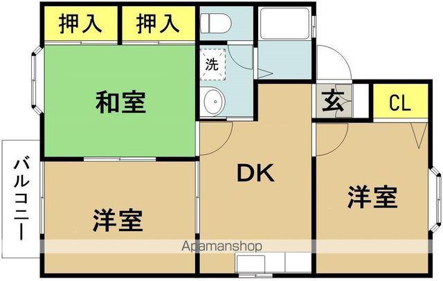 CITY NOVA(3DK/2階)の間取り写真