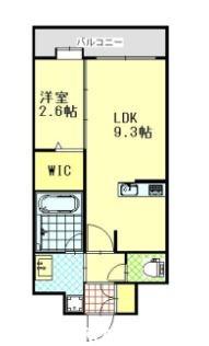 JS STAGE(1LDK/3階)の間取り写真