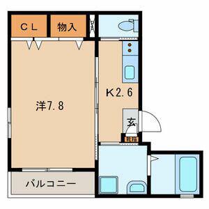 VILLAGE PRINTEMPS KOIWA(1K/4階)の間取り写真