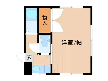 フロマージュ(1K/2階)の間取り写真