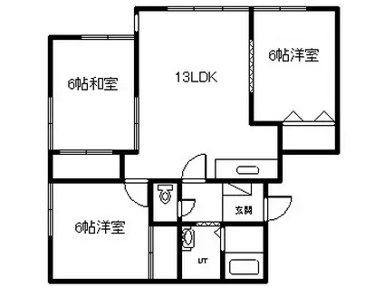 クオリス柴(3LDK/2階)の間取り写真