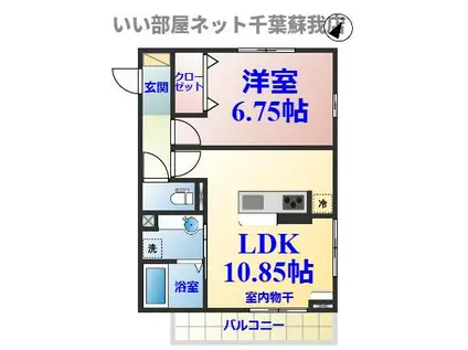 マ・メゾン J(1LDK/3階)の間取り写真
