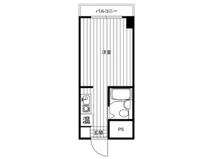 カレッジハイツASAKAI(ワンルーム/2階)の間取り写真