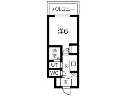 エステムコート名古屋ステーションクロス(1K/7階)の間取り写真