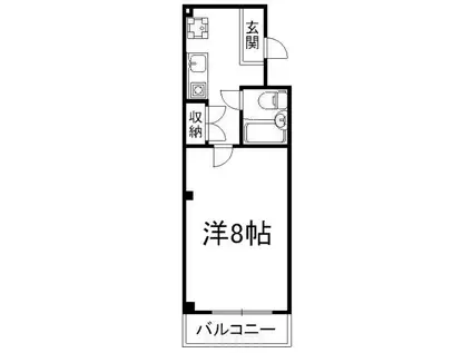 アトレ万寿寺(1K/5階)の間取り写真