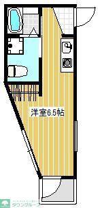 FJアスレイ弐番館(ワンルーム/3階)の間取り写真