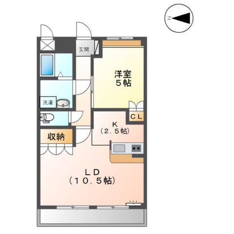 イースト 135.22(1LDK/1階)の間取り写真