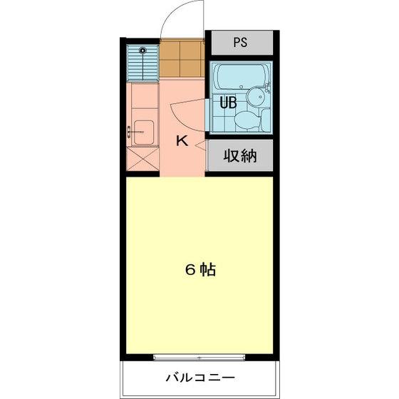 ハイツローネ(1K/1階)の間取り写真