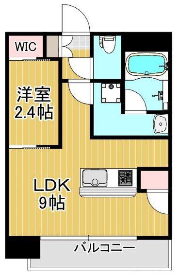グランフォーレプライム高宮(1LDK/7階)の間取り写真