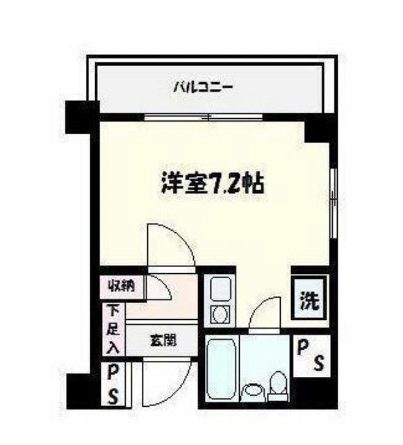 ストーク吉野町弐番館(1K/5階)の間取り写真