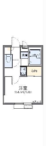 レオパレスコーポOHTAKI(1K/2階)の間取り写真