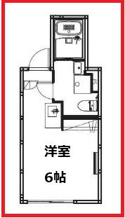 ボアソルテ町屋2丁目(ワンルーム/3階)の間取り写真