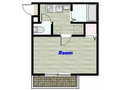 グランクオール西川口(1K/2階)の間取り写真
