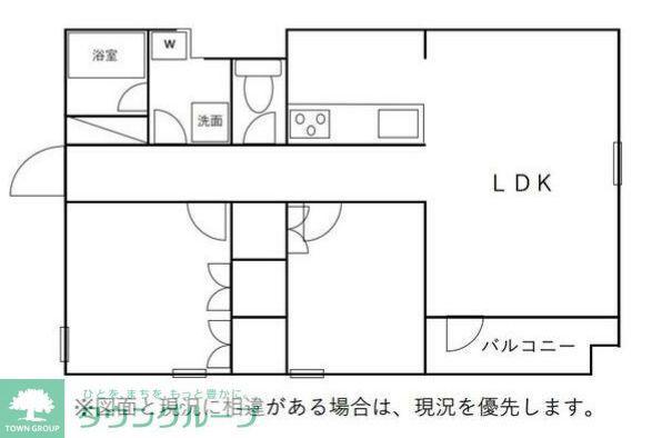プリメロ湘南(2LDK/3階)の間取り写真
