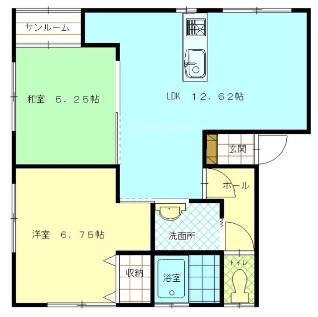 キャッスルフォーシーズンA(2LDK/2階)の間取り写真
