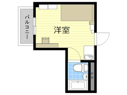 シティライフ中島(ワンルーム/8階)の間取り写真