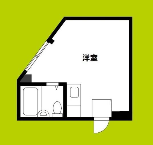 ドリームコート住吉大社(ワンルーム/6階)の間取り写真