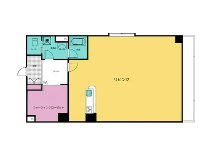 エルミタージュ雅(ワンルーム/2階)の間取り写真