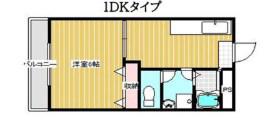 プレアール西神戸Ⅱ(1DK/3階)の間取り写真