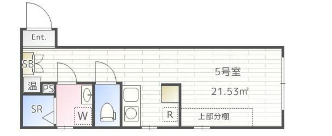 東京メトロ日比谷線 三ノ輪駅 徒歩5分 5階建 築7年(ワンルーム/3階)の間取り写真
