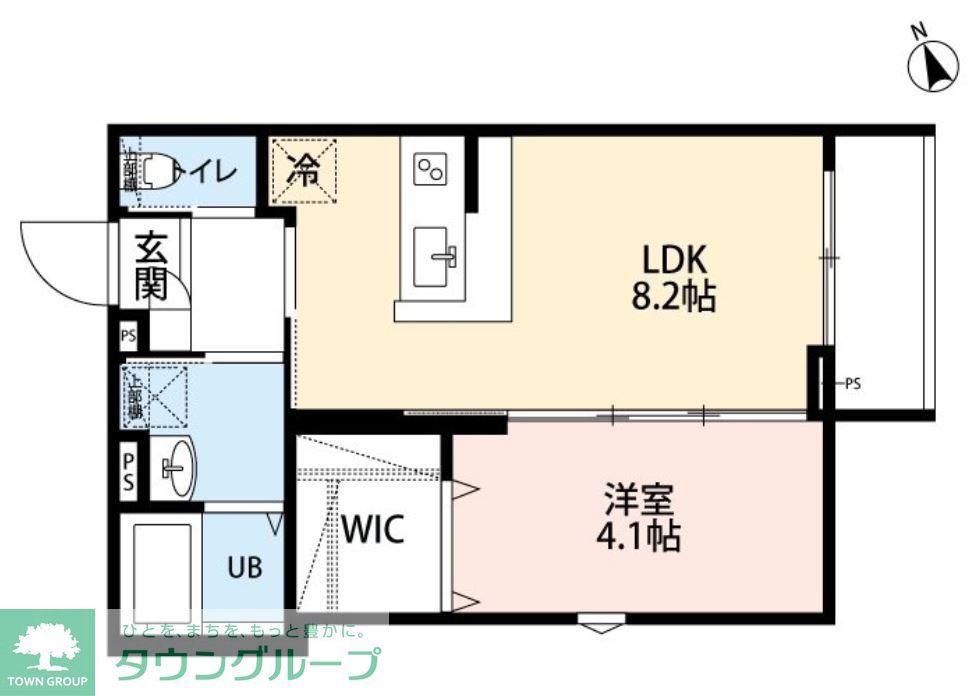 ROBOT HOME 西大宮IV(1LDK/1階)の間取り写真