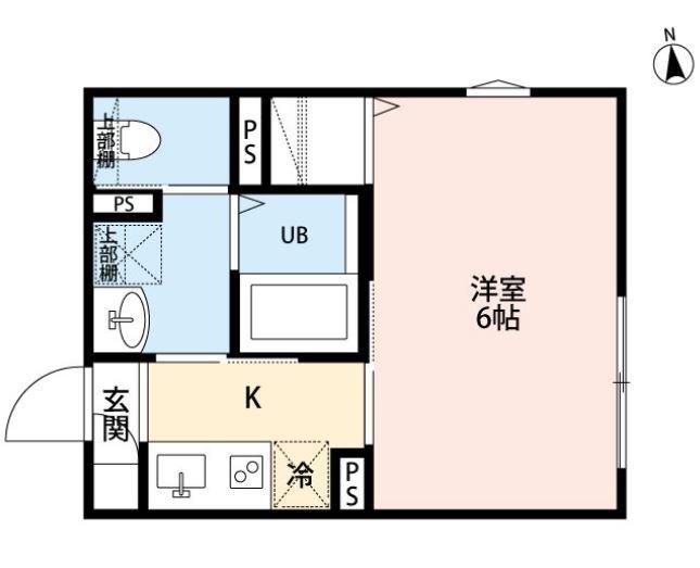 DESIGNER TOKYO(1K/1階)の間取り写真
