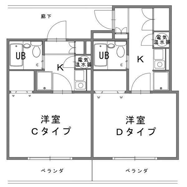 パルナス八事裏山(1K/3階)の間取り写真