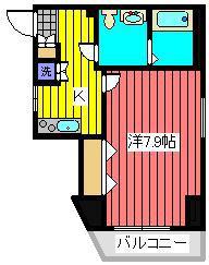 ステージファースト西巣鴨(1K/4階)の間取り写真