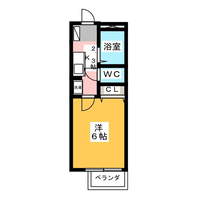 FLAT・YMT(1K/1階)の間取り写真
