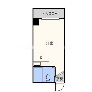 ラパンジール道頓堀(ワンルーム/2階)の間取り写真