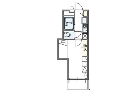 レオパレスル・コントワールII(1K/2階)の間取り写真