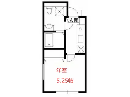 GRACE OMORI-サウス(1K/3階)の間取り写真