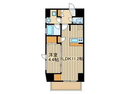 オーパスホームズ大泉学園Ⅰ(1LDK/9階)の間取り写真