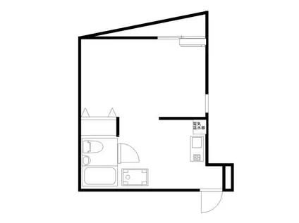 スカイコート都立家政(ワンルーム/3階)の間取り写真