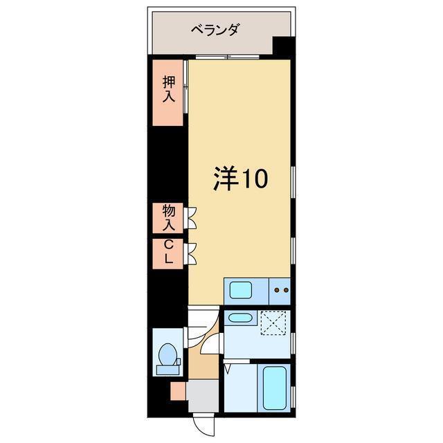 LUMIUSUHIGASHIMACHI(ワンルーム/3階)の間取り写真