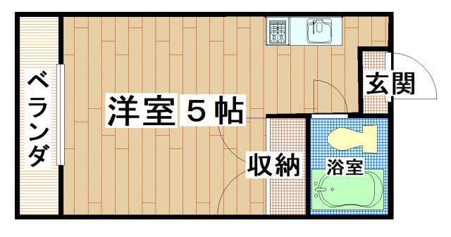 小若江ドミトリー(ワンルーム/3階)の間取り写真